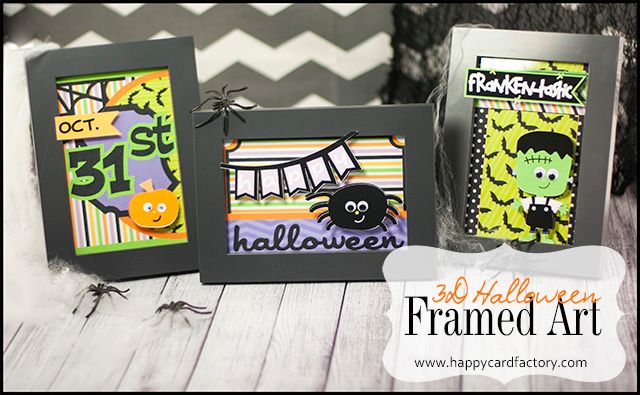 3D Halloween Picture Frames