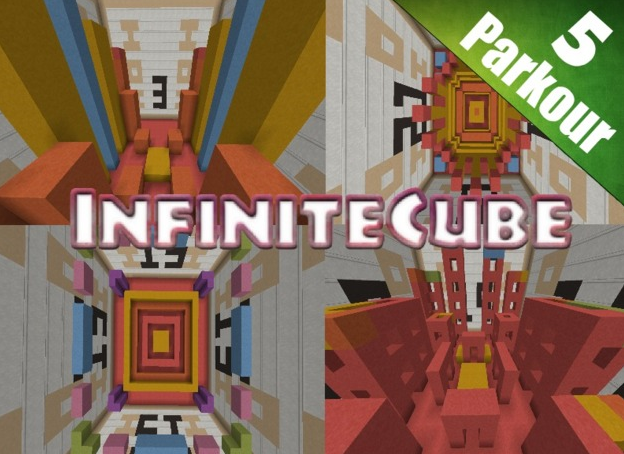 InfiniteCube - Map Parcours pour Minecraft