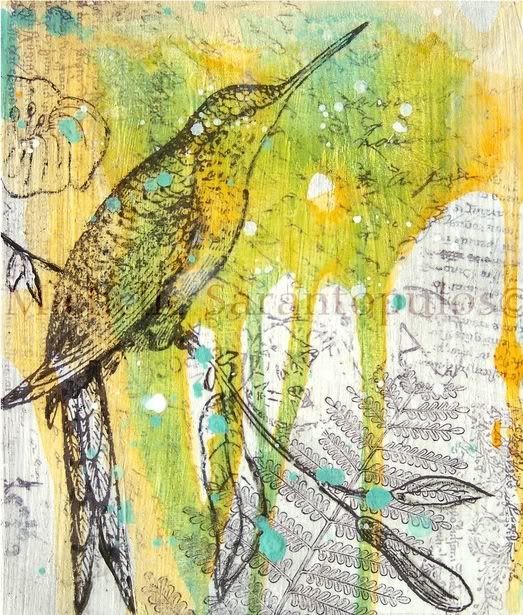 Michelle Sarantopulos Mixed Media Artwork on Etsy
