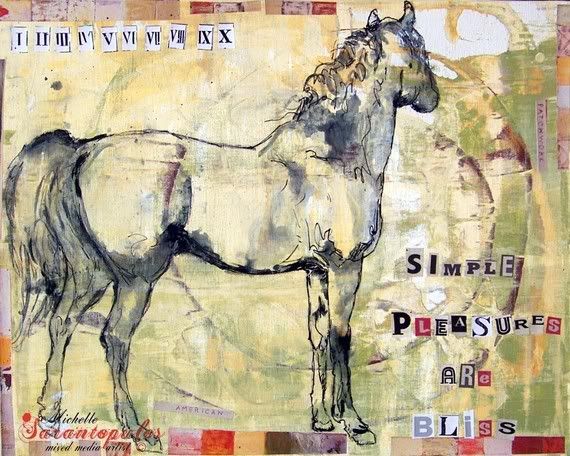 Michelle Sarantopulos Mixed Media Artwork on Etsy