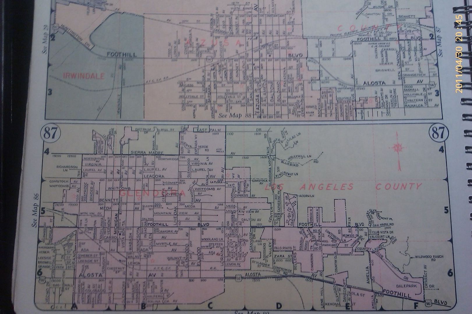 Historic Thomas Brothers Maps (56k warning)