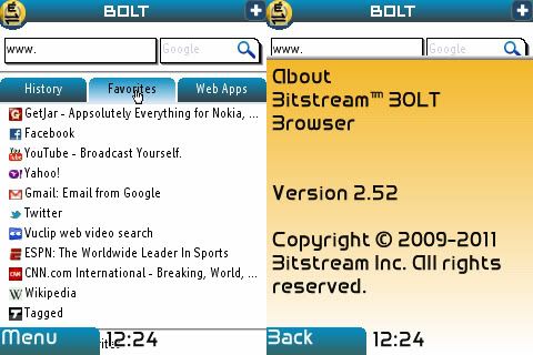 BOLT v2.52 J2ME {Powerful WEB Browser}