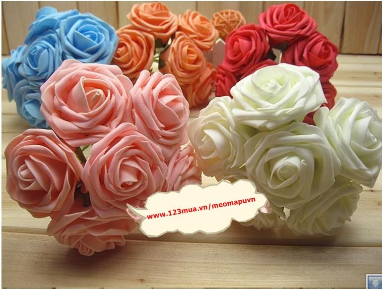 Sỉ và lẻ móc khóa gấu bông & hoa hồng handmade giá rẻ - 6