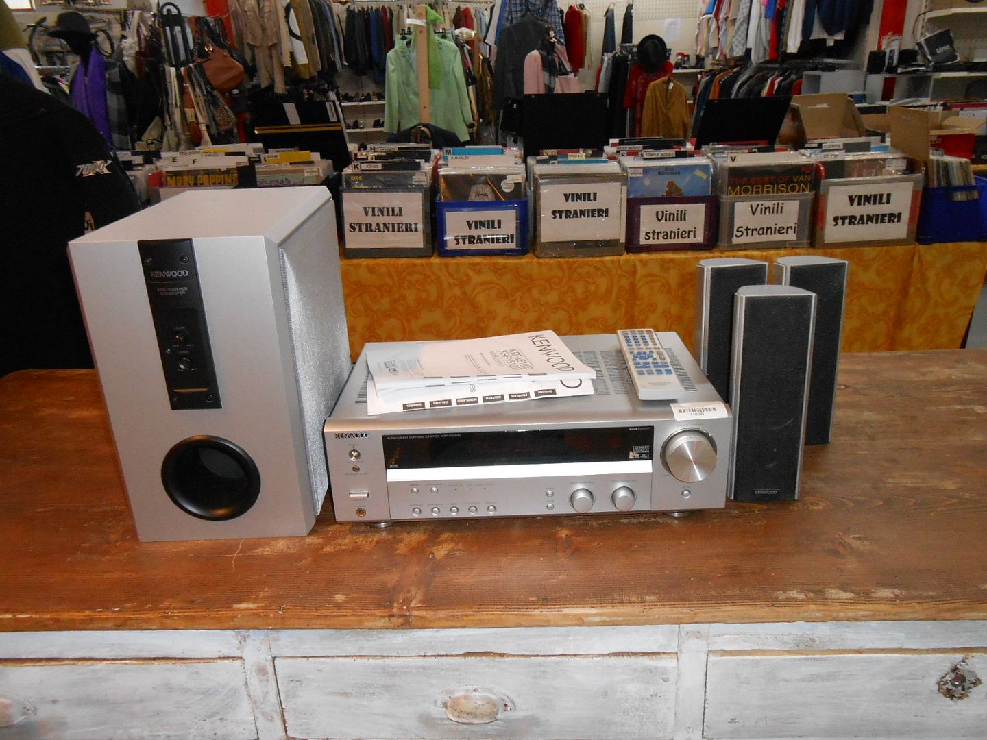 Kenwood Home Theater KRFV5100D + Subwoofer SW40 HT + KS2200 X 120