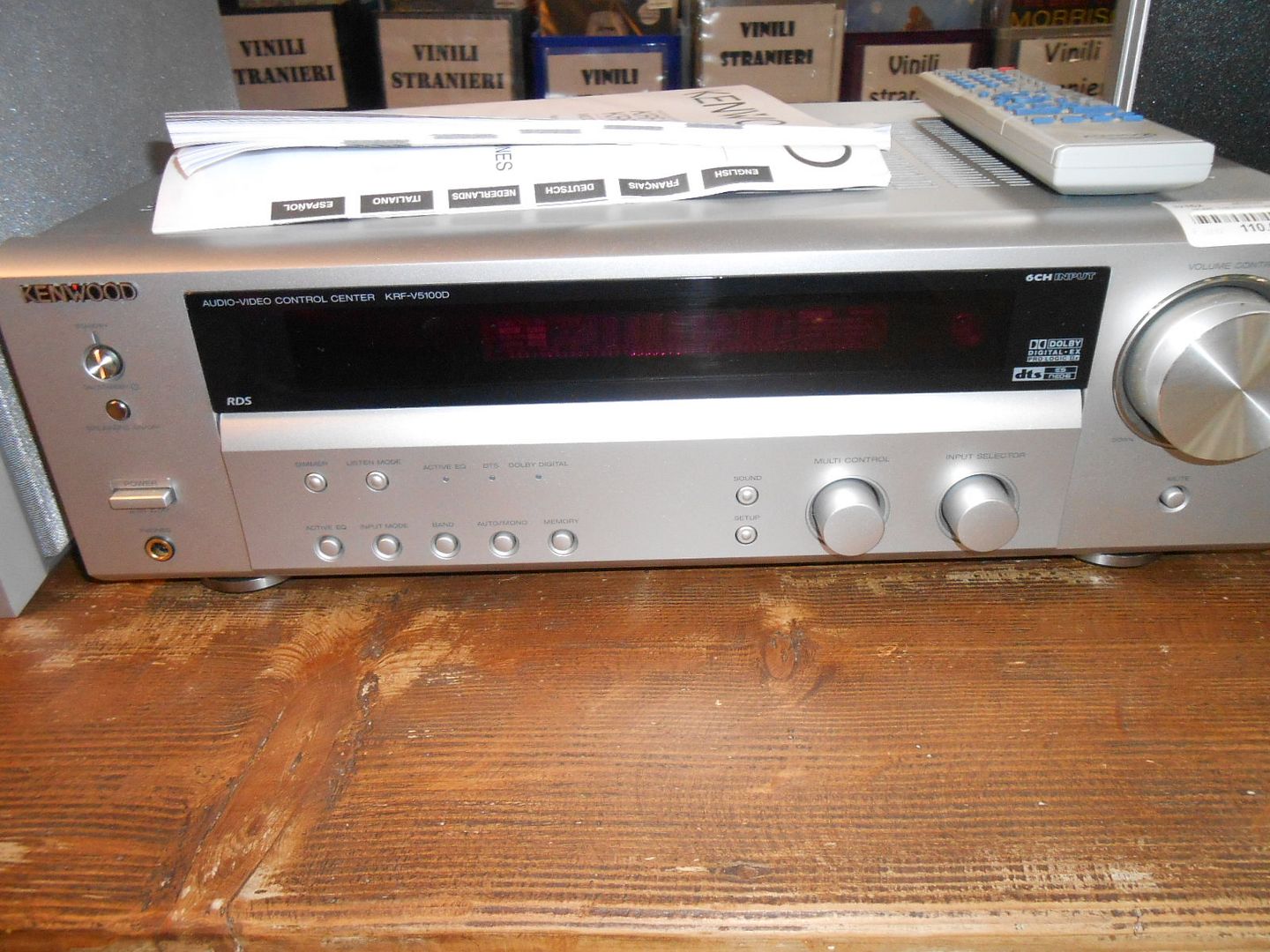 Kenwood Home Theater KRFV5100D + Subwoofer SW40 HT + KS2200 X 120