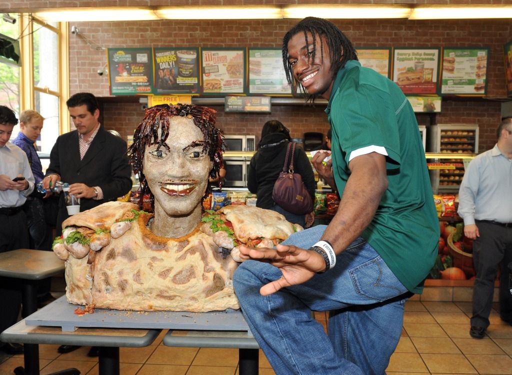 Robert Griffin III at Subway 1