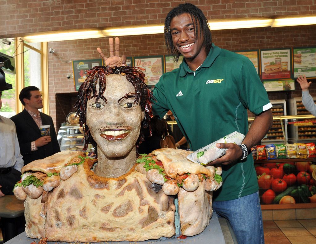 Robert Griffin III at Subway 2