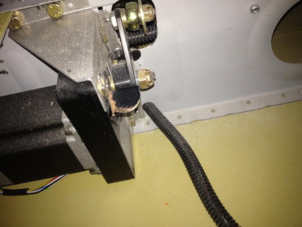 Dynon autopilot servo install photo Van's Air Force