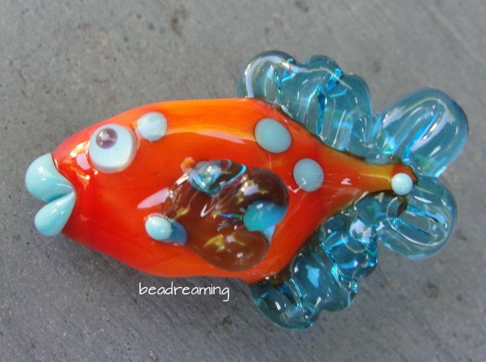 Lampwork Fish bead