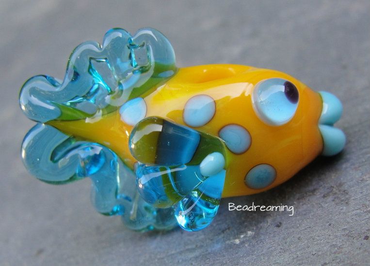 Glass Fish Bead