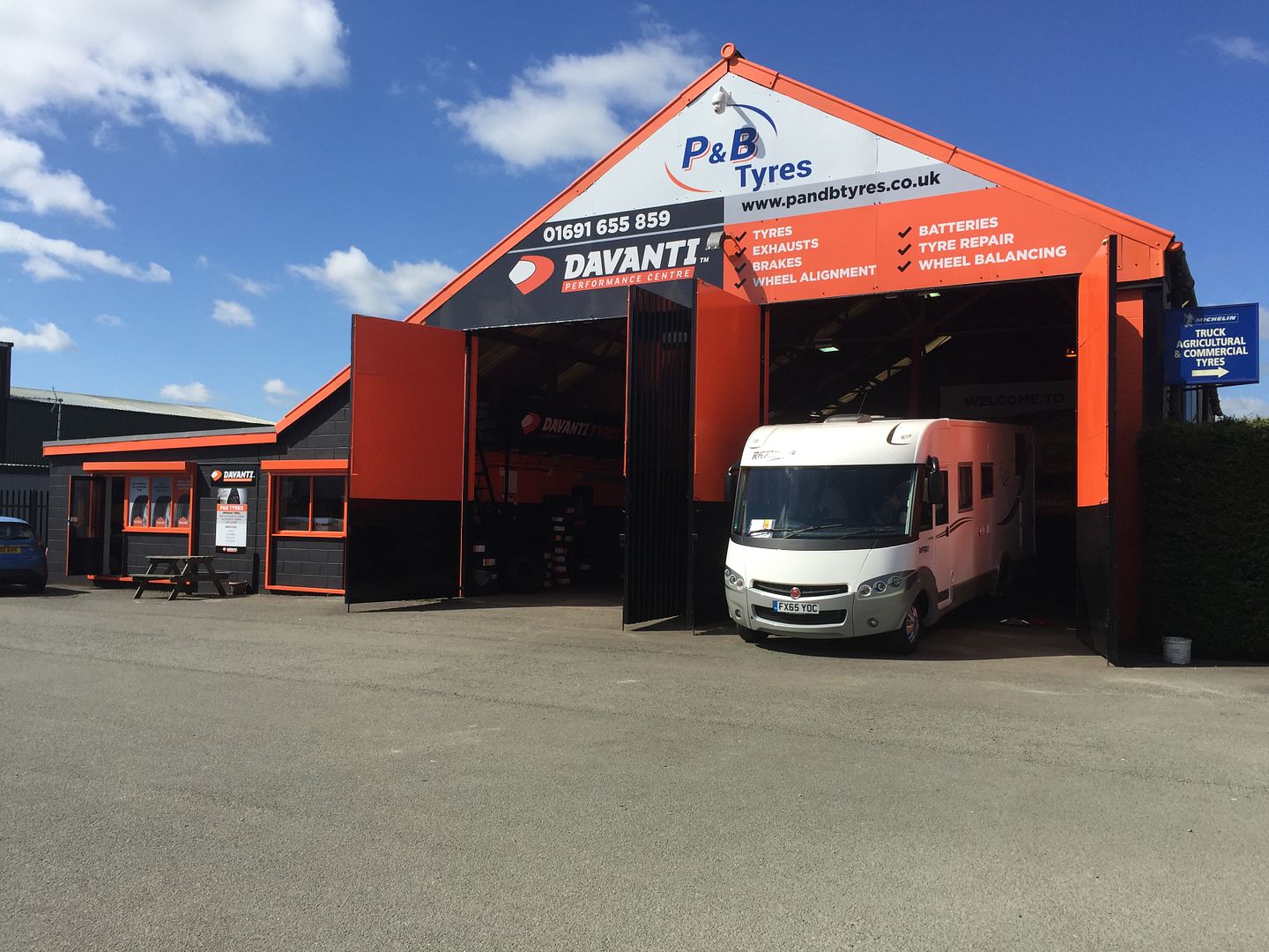 p&b tyres oswestry sell cheap tyres