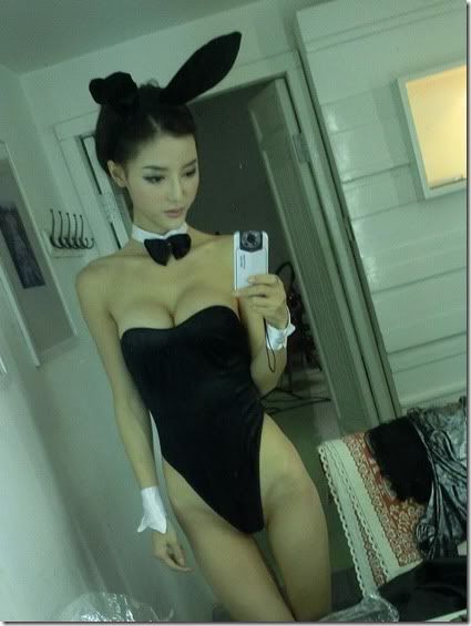 Li Yingzhi sexy bunny dress self sh, girl xinh, gai xinh, gai xinh, anh girl xinh,  Li Yingzhi   Thỏ sexy