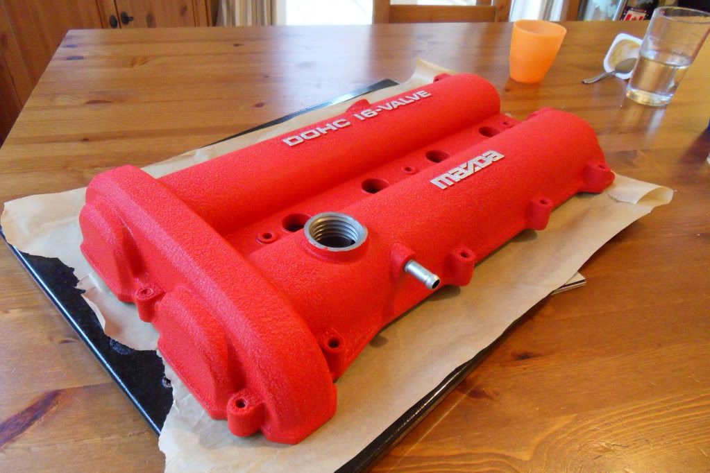 Painting Rocker Cover Mazda MX5 Miata