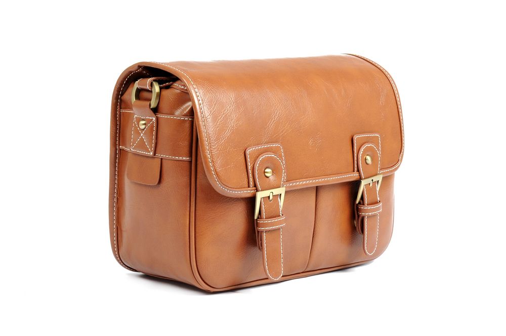 Vintage PU Leather camera bag Messenger bag for DSLR EVIL Camera and
