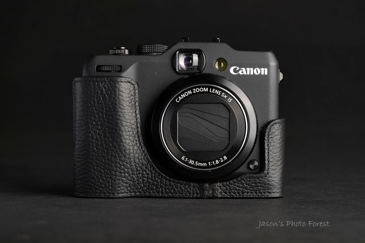 Handmade Real Leather Half Camera Case Camera bag for CANON G15 10