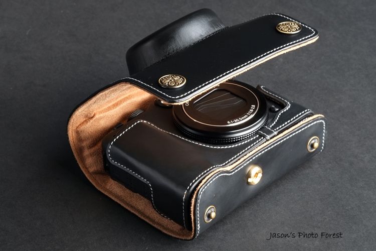 Handmade Genuine real Leather Full Camera Case Camera bag for CANON G15