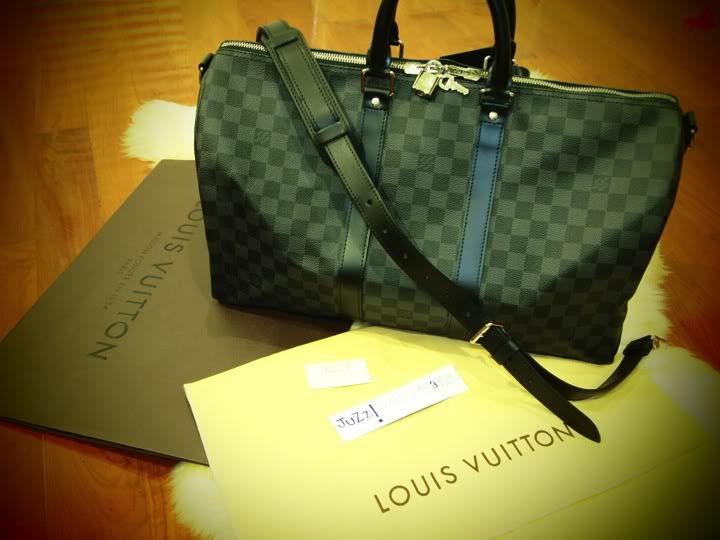 ใบสุดท้ายแล้วค่าาาาา.....LV Keepall Graphite 45 ราคาพิเศษสุด