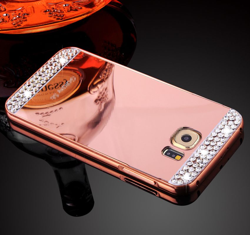 luxury slim aluminum bumper mirror back cover luxury slim aluminum bumper mirror back cover