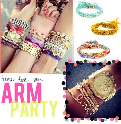 Bracelet Layering {Arm Party}