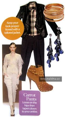 How to Wear Carrot Pants