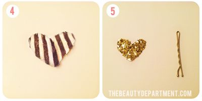 DIY Glitter Bobby Pins