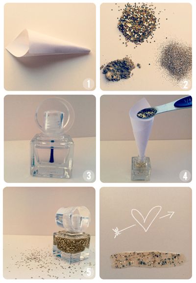 DIY Glitter Polish Tutorial