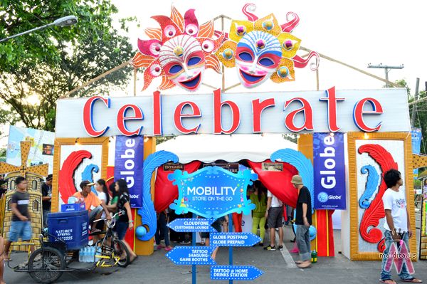 Globe Mobility Store-On-The-Go At The Masskara Festival