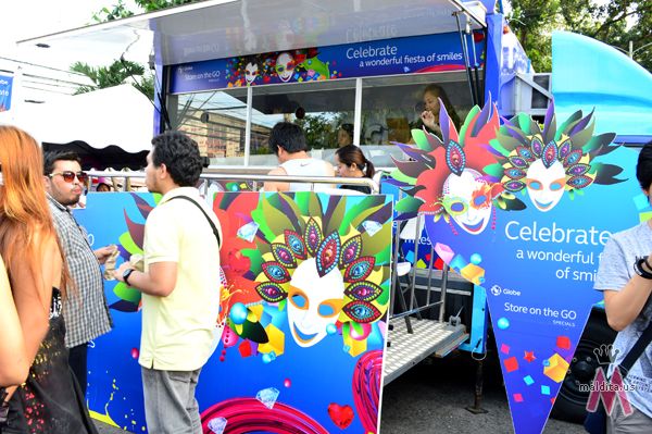 Globe Mobility Store-On-The-Go At The Masskara Festival