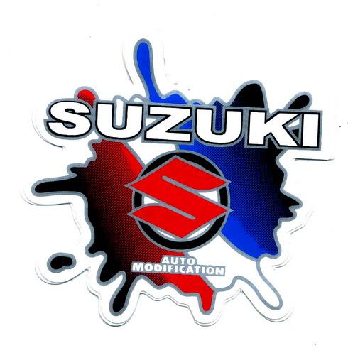 Auto Motorcycle Racing on Suzuki Auto Modification Community Motorcycle Racing Bumper Decal