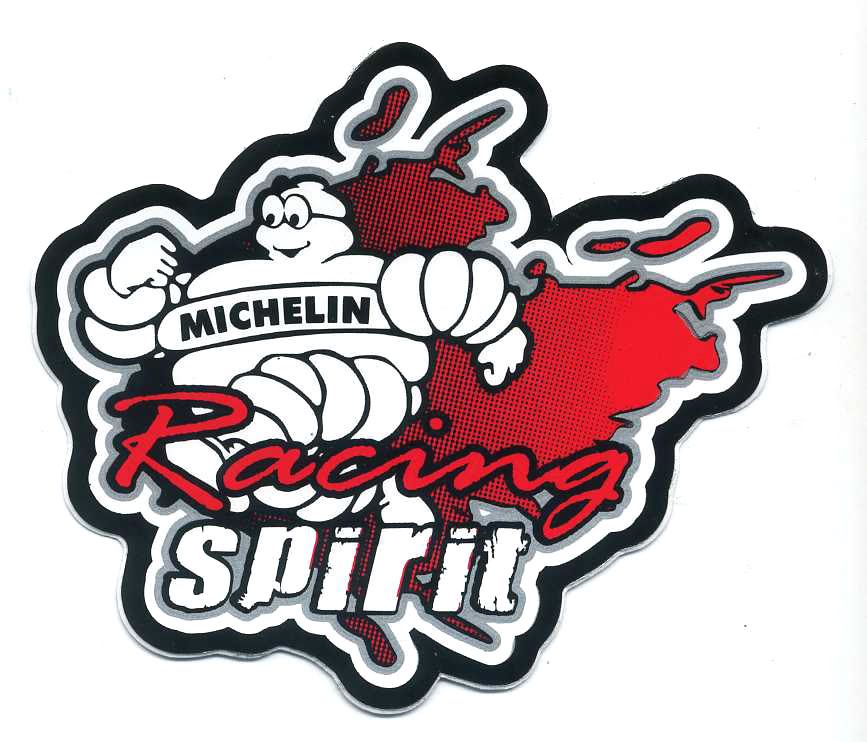 Michelin tires Tyres Spirit Racing Motorcycle Bikes Car Van Decals