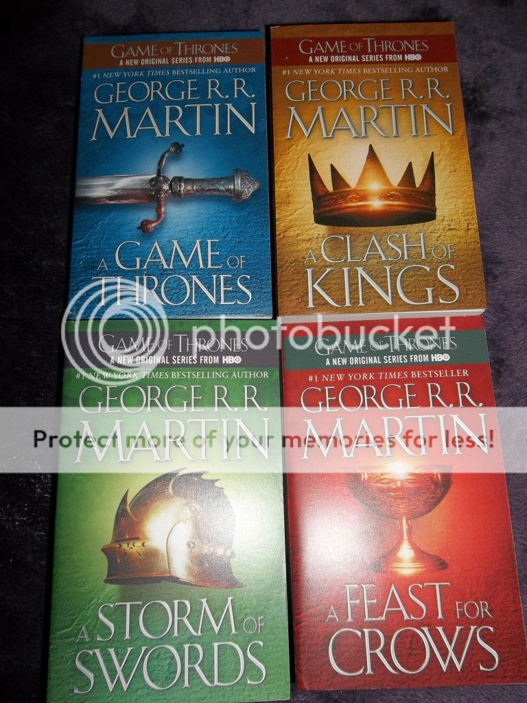 George R. R. Martins A Game of Thrones 4 book Boxed Set   FREE SHIP 