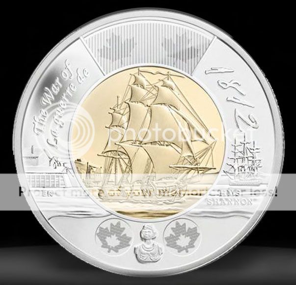 Canada 2012 Toonie War Of 1812 Mint  