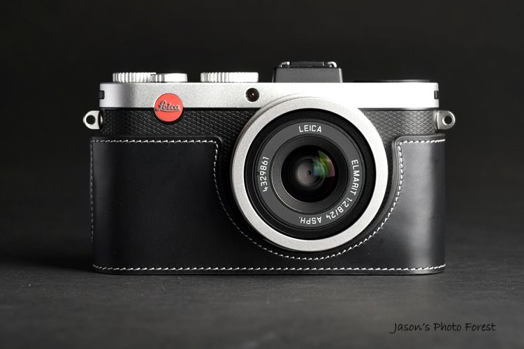 Handmade Genuine real Leather Half Camera Case bag cover for Leica X-E Typ 102 Leica X2 X1 Black color