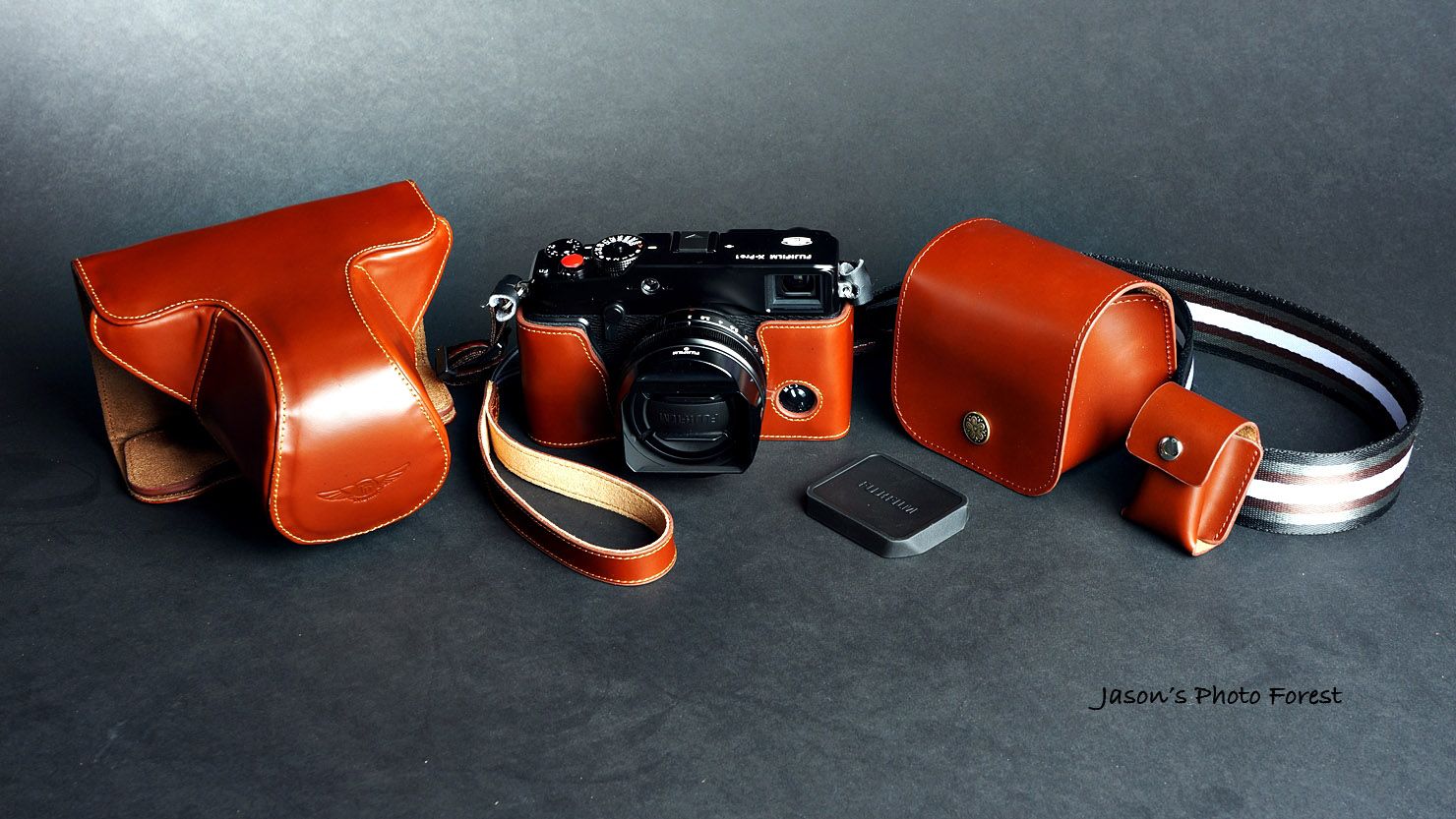 Handmade Genunie real Leather Full Camera Case and other 4 accessories for FUJIFILM X-Pro1