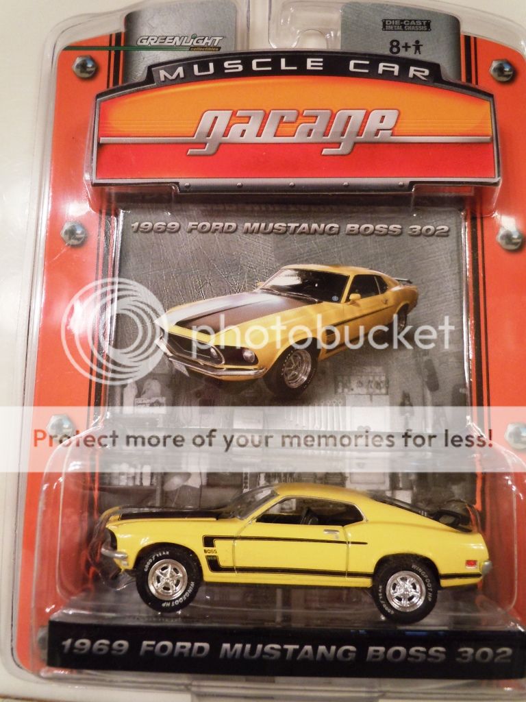 Greenlight MCG 1 Grabber Yellow 69 Ford Mustang Boss 302 Muscle Car 