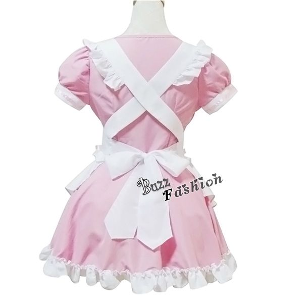 The Little Magic Fairy Fashion Pink Mixed White Lady Girl Anime Cosplay ...