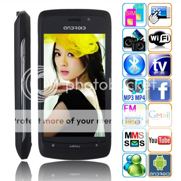 Anroid WIFI TV dual sim Mobile Phone