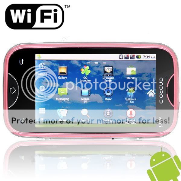 inch Touch Quad band Dual sim T mobile AT&T Android WIFI TV Cell 